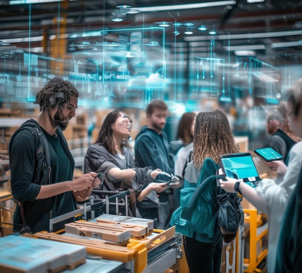 购物者，亚马逊物流和数字安全与效率的双刃剑